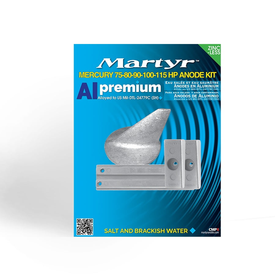 Mercury 75-80-90-100-115 Anodes Kit