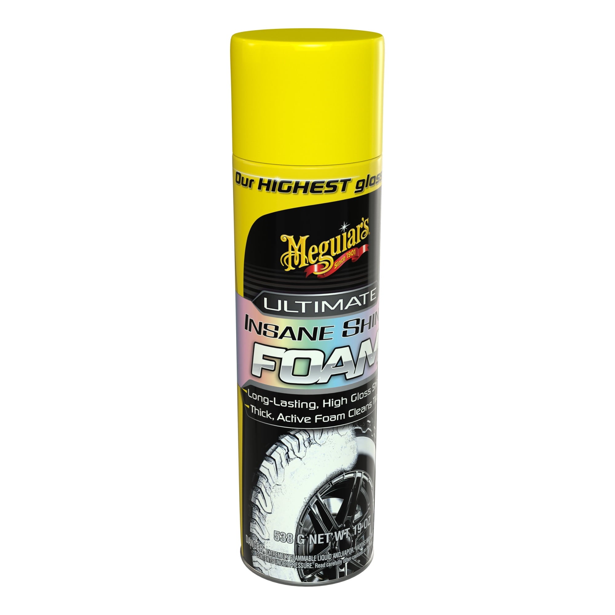 Tire Foam; Hogh Gloss; 19 Ounce