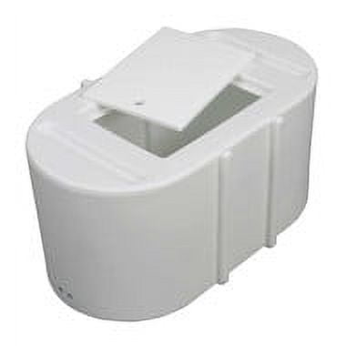 23Gal Livewell White Oval 30x18x15