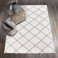 Medina Moroccan Diamond Ivory 5X7 R