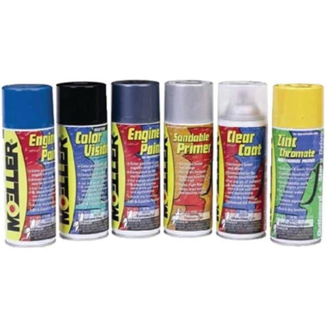 New Engine Paint moeller 25818 Volvo Metallic Silver 12 oz