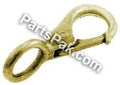 New Fast Eye Boat Snaps - Brass sea-dog Line 139120-1 0 2-1/8" x 1/4" x C 7/16"