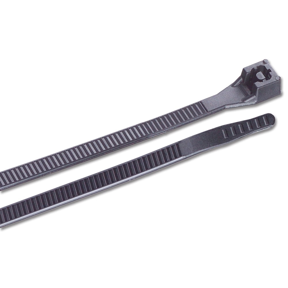 Ancor 199211 Marine Standard 75# Zip Cable Wire Ties 11" Black 100 Pack