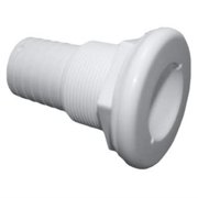 Thru-Hull 1 1/2" Straight Wht.