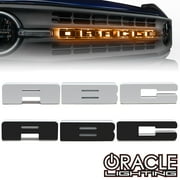 LED Letter Badges - Matte White- O