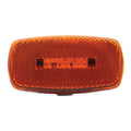 LED M/C;oval;blk; Amb
