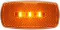 LED Mark Light;oval;amber;