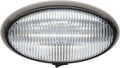 LED Porch;oval;switch; Blk Base:clr
