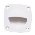 White Plastic Flush Pull