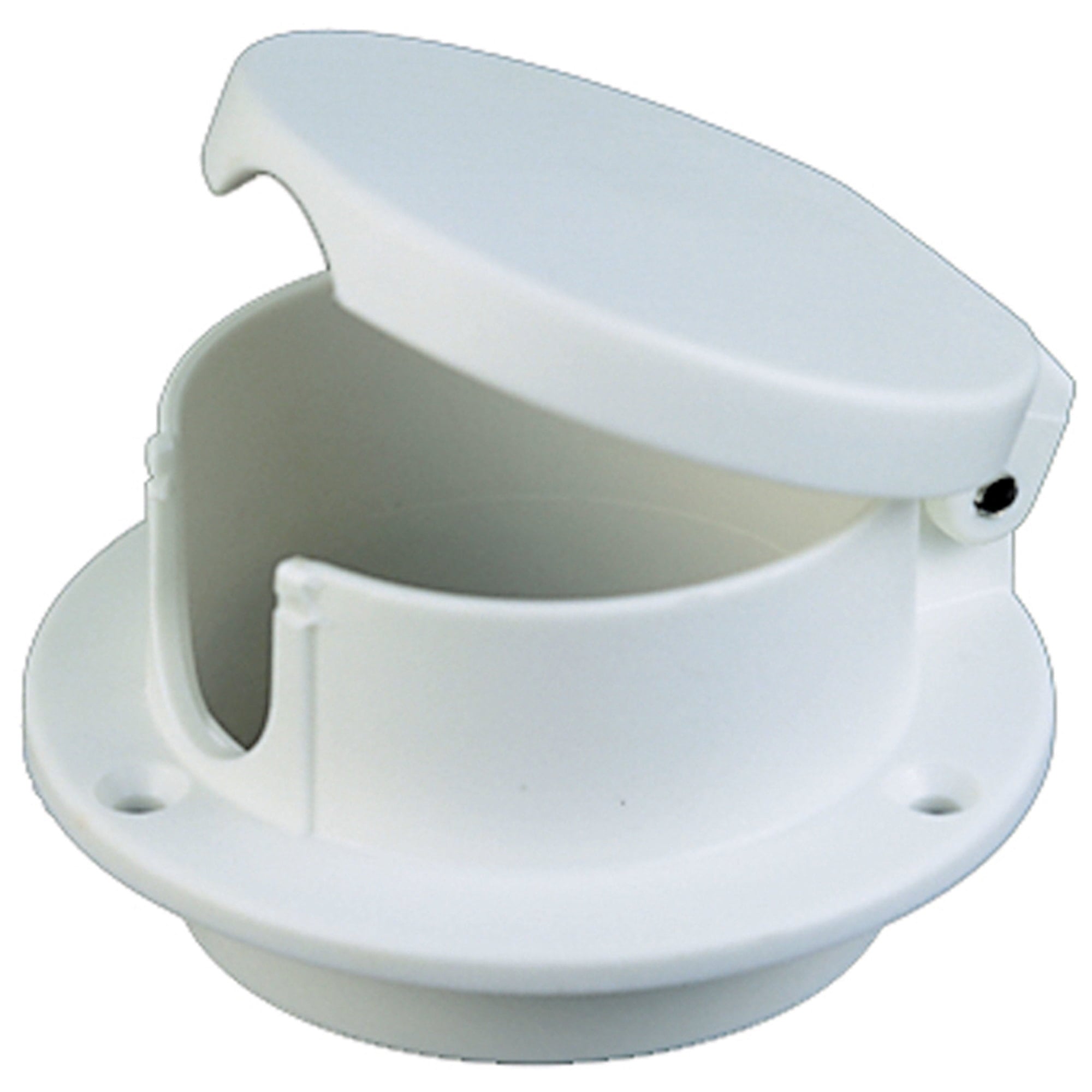 White Plastic Rope Deck Pipe