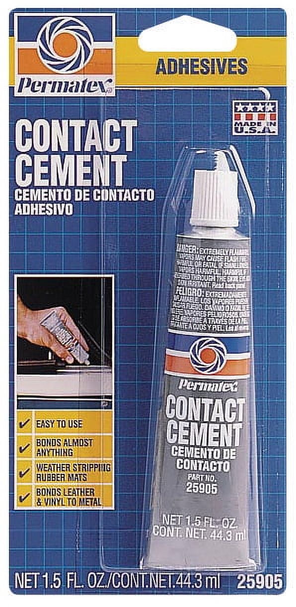 Permatex 25905 Contact Cement, 1.5 oz., 1.5 Ounce
