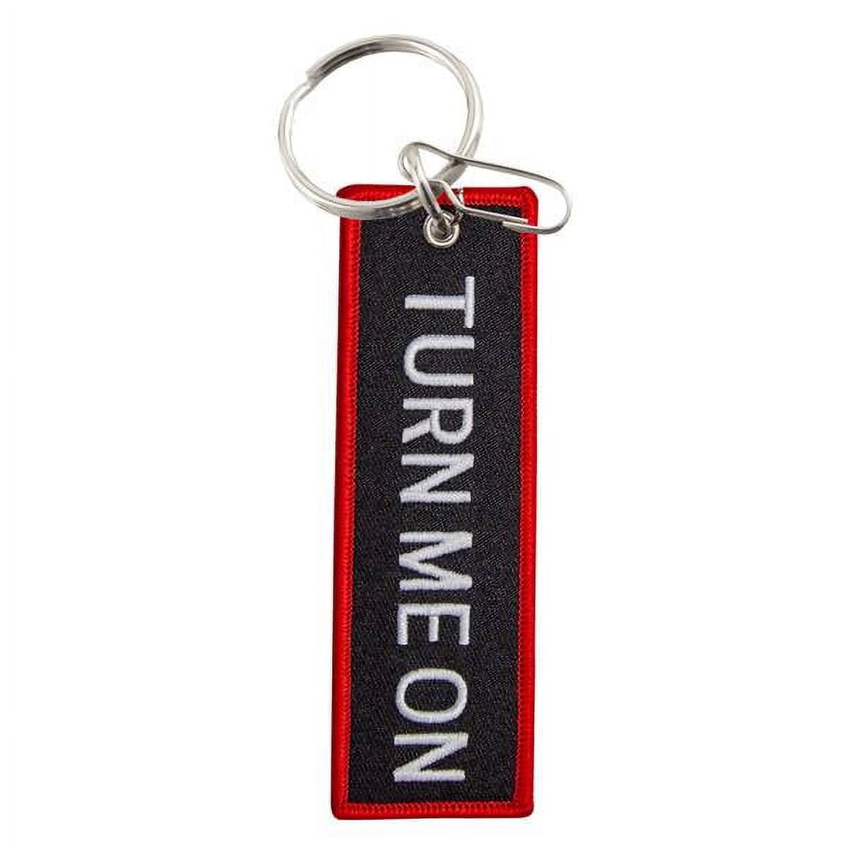 Turn Me on Strap Key Chain