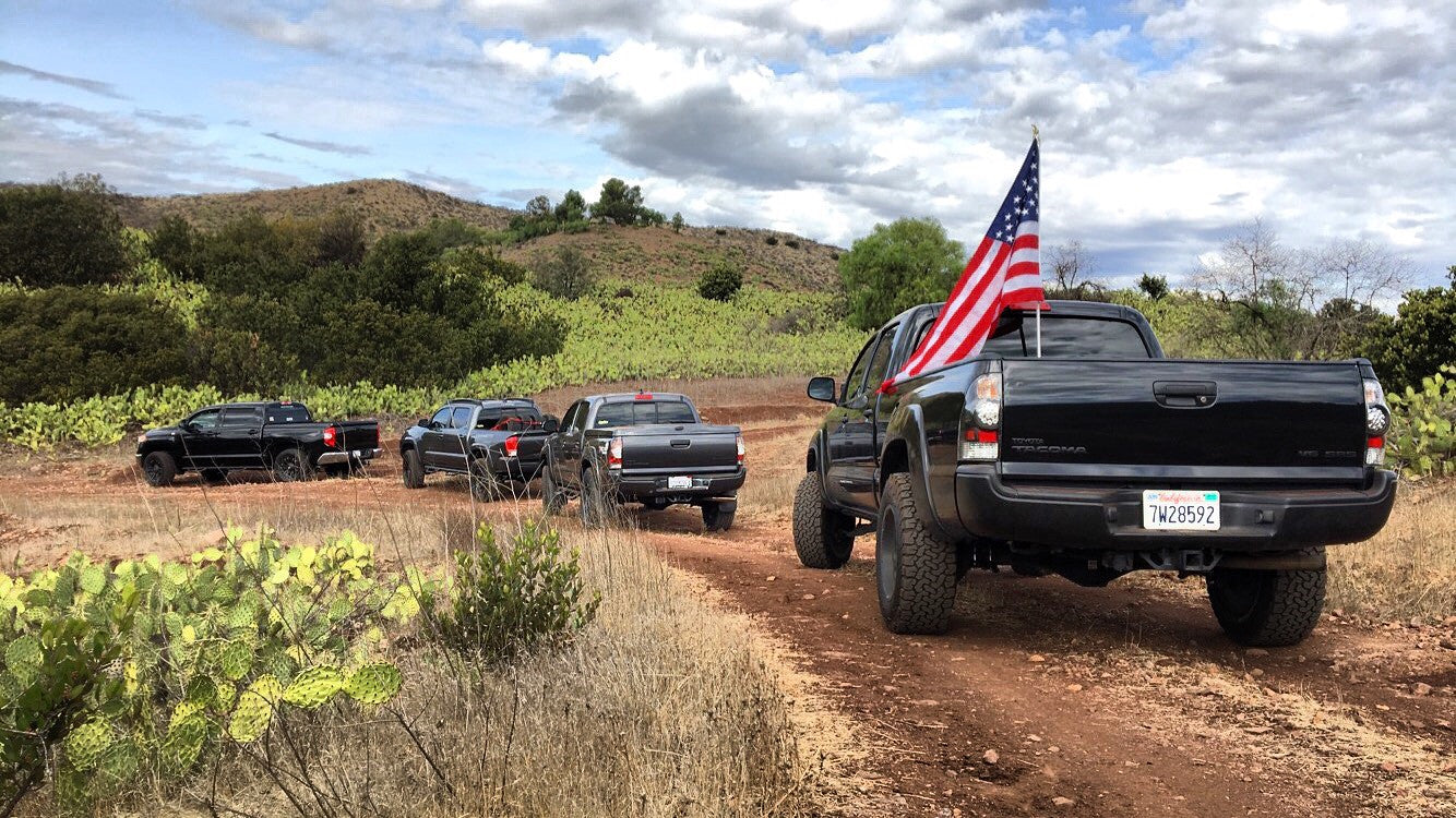 Toyota Tundra & Tacoma Bed Rail Flag Holder