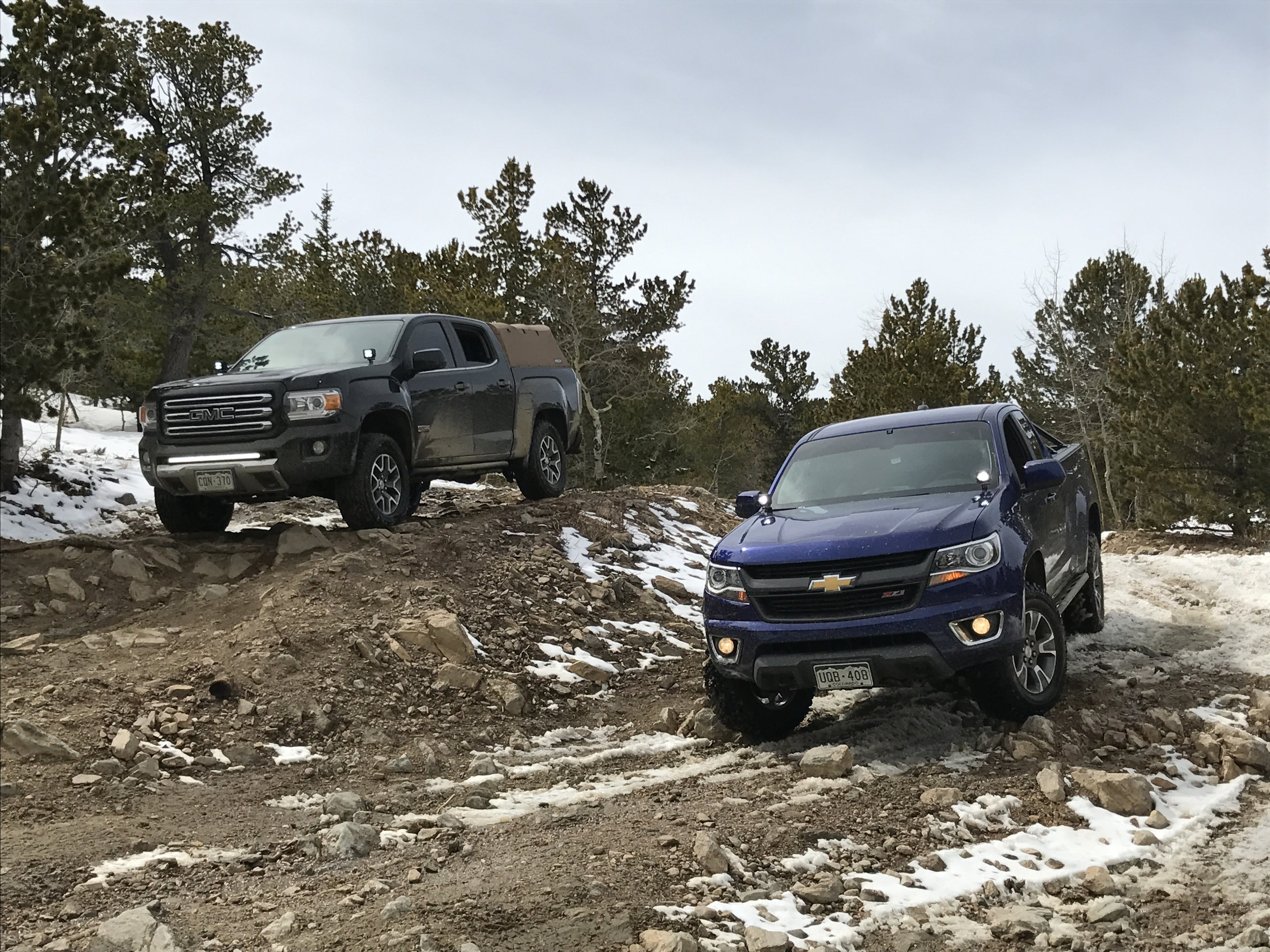 2015-2022 Chevy Colorado/GMC Canyon Low Pro Ditch Light Brackets