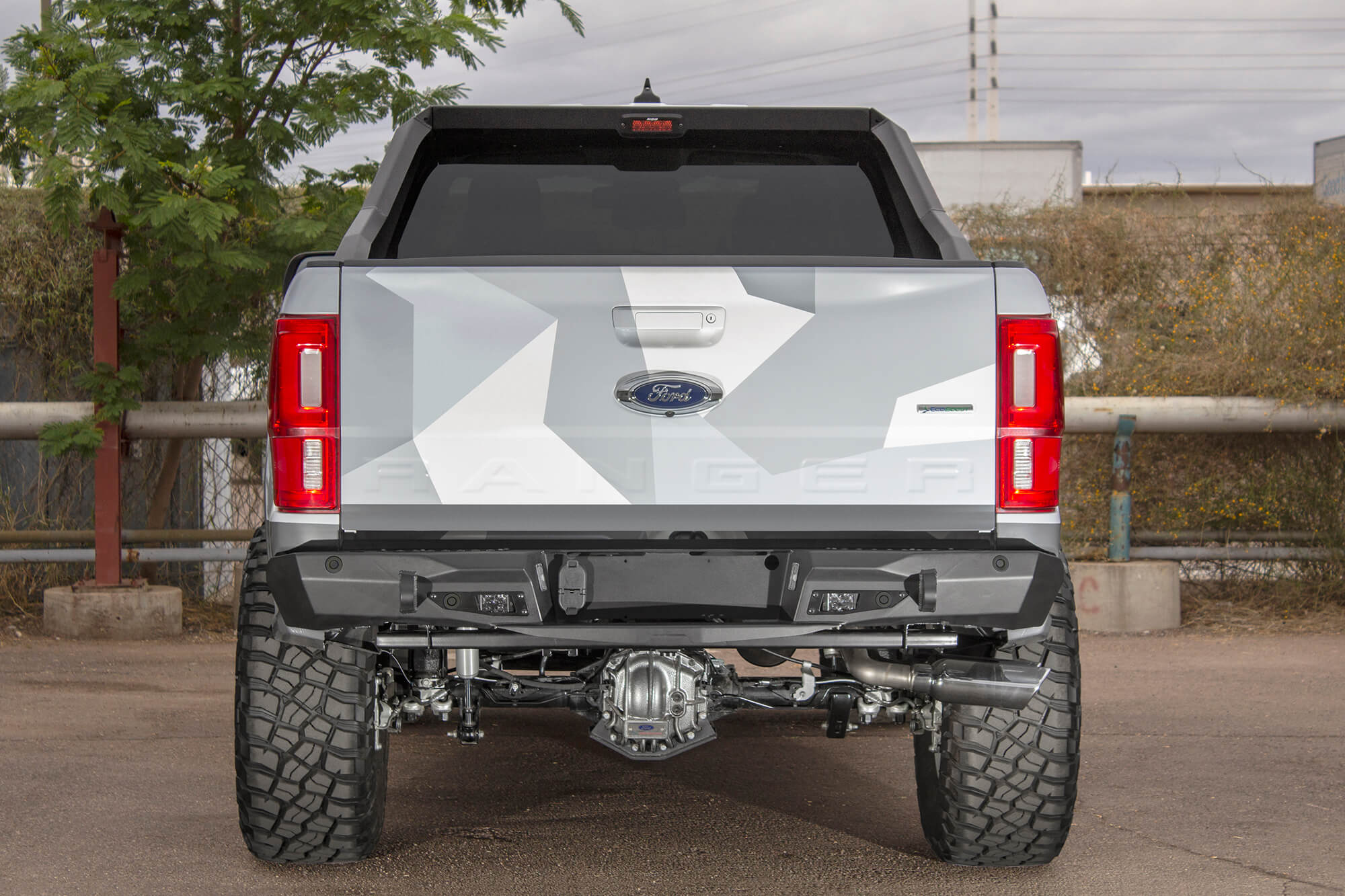 2019 - 2022 Ford Ranger Stealth Fighter Rear Bumper