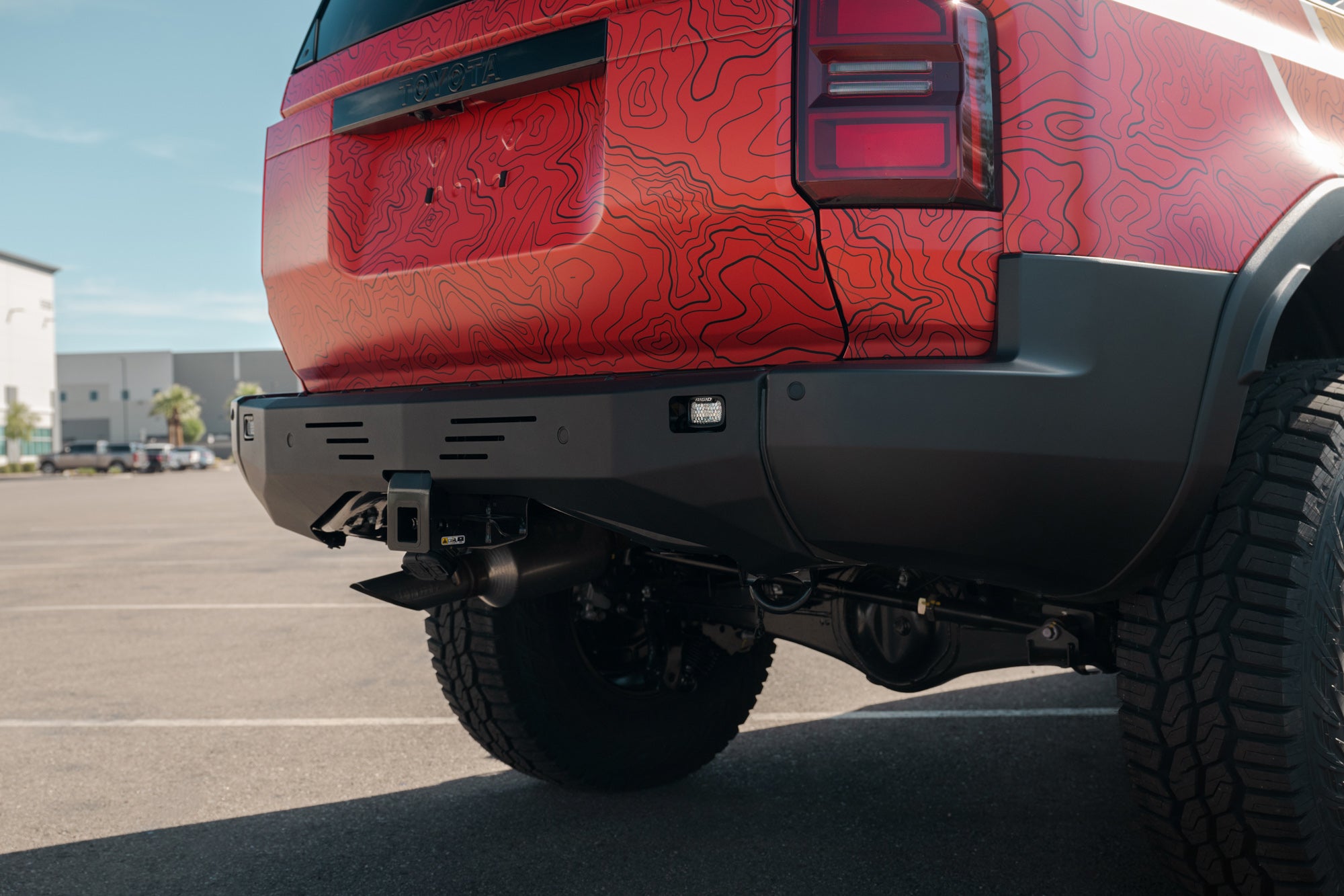 2024 Toyota Land Cruiser Center Mount Rear Bumper