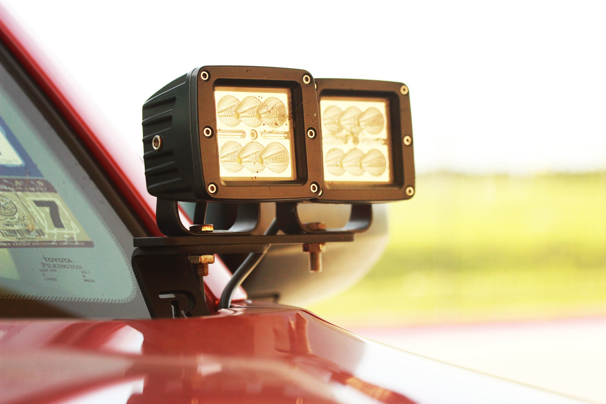 Ditch Light Bracket Extensions - Pair