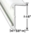 Roof Edge Blk 16' Ea