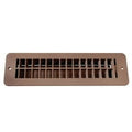 Floor Register W/Damper-W
