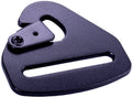 Blk 2' Snap Hook Belt End Blk