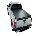 TrailFX Tonneau Cover - Soft Roll-Up Velcro (R) Lockable With Tailgate Lock Black Vinyl With Aluminum Rails