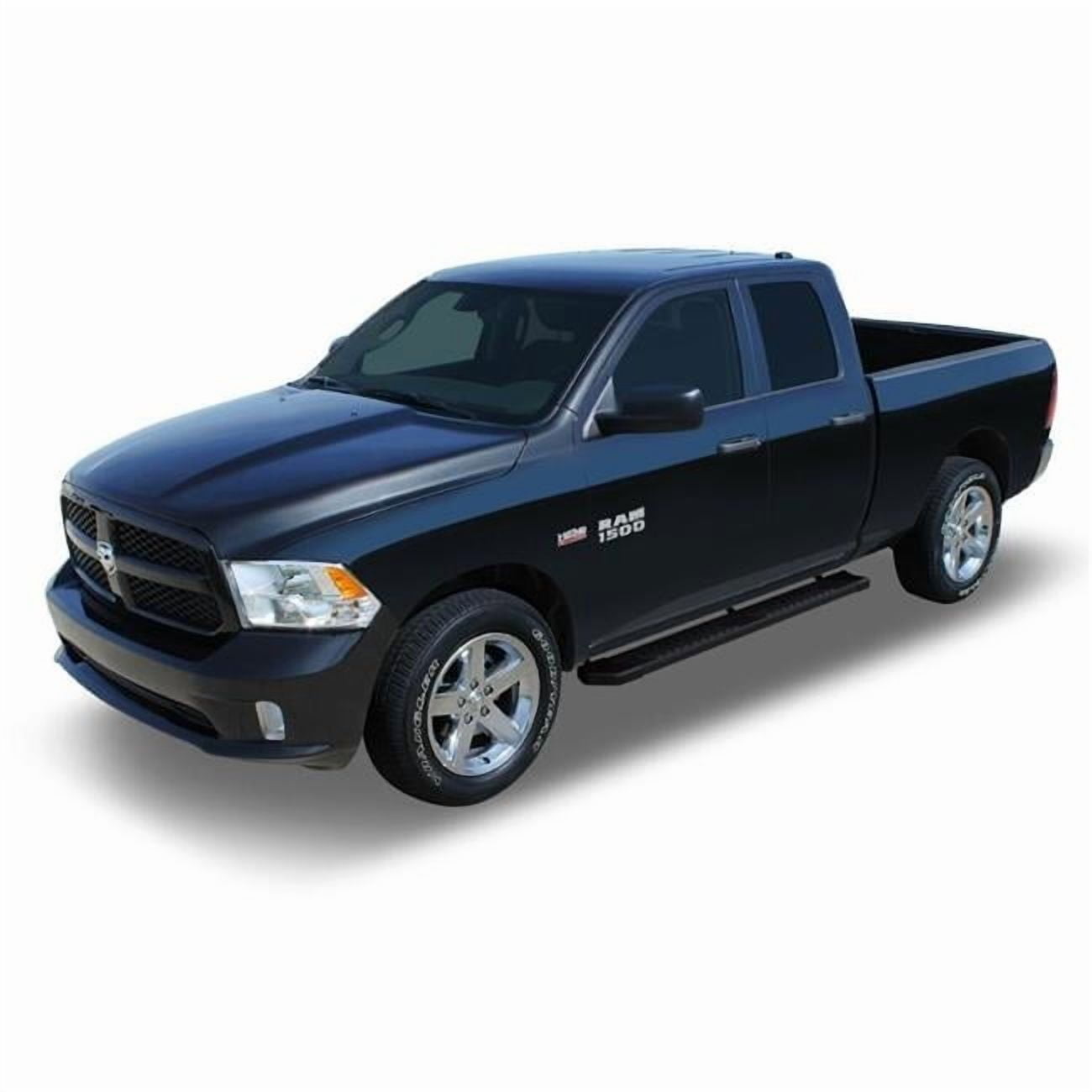 6' Black Aluminum Running Boards
