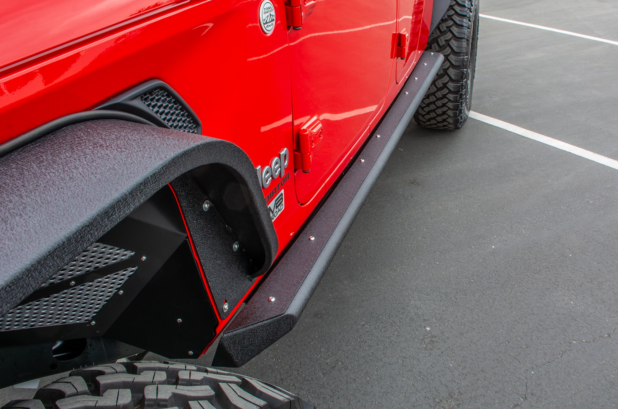 Jeep Gladiator JT Rock Sliders With Step