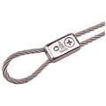 Chrome Plated Zinc Cable Clamp 3/16