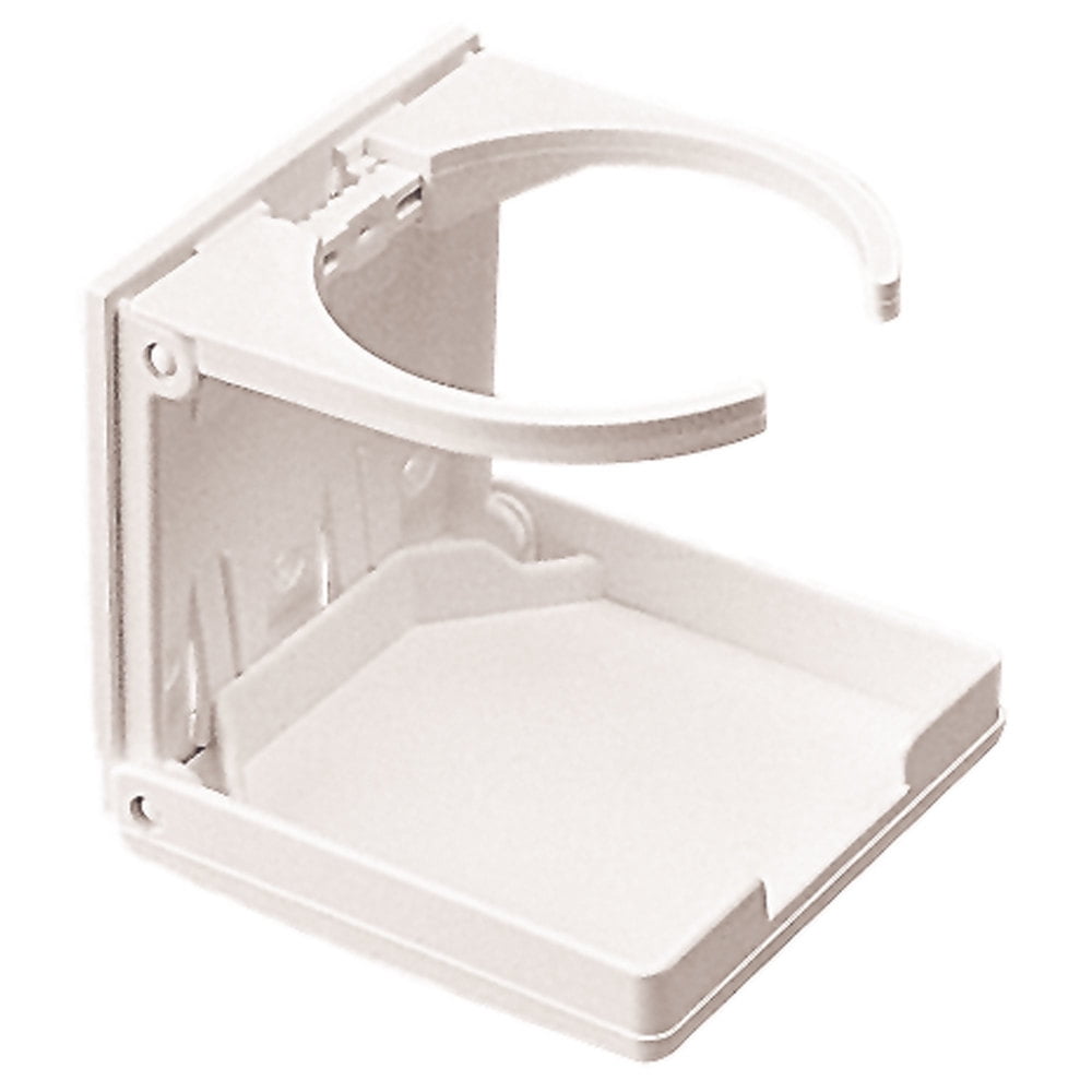 Adj. Fold Drink Holder White