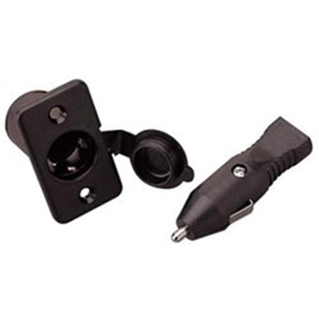 Sea Dog Power Socket with Plug, 12V, Complete