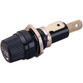 Sea Dog Round Fuse Holder Spade Terminal, 15 Amp, 12V