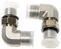 SeaStar HF6004 Hydraulic 90 Degree Elbow Fittings Aluminum 3/8 Tube 2 per Ki