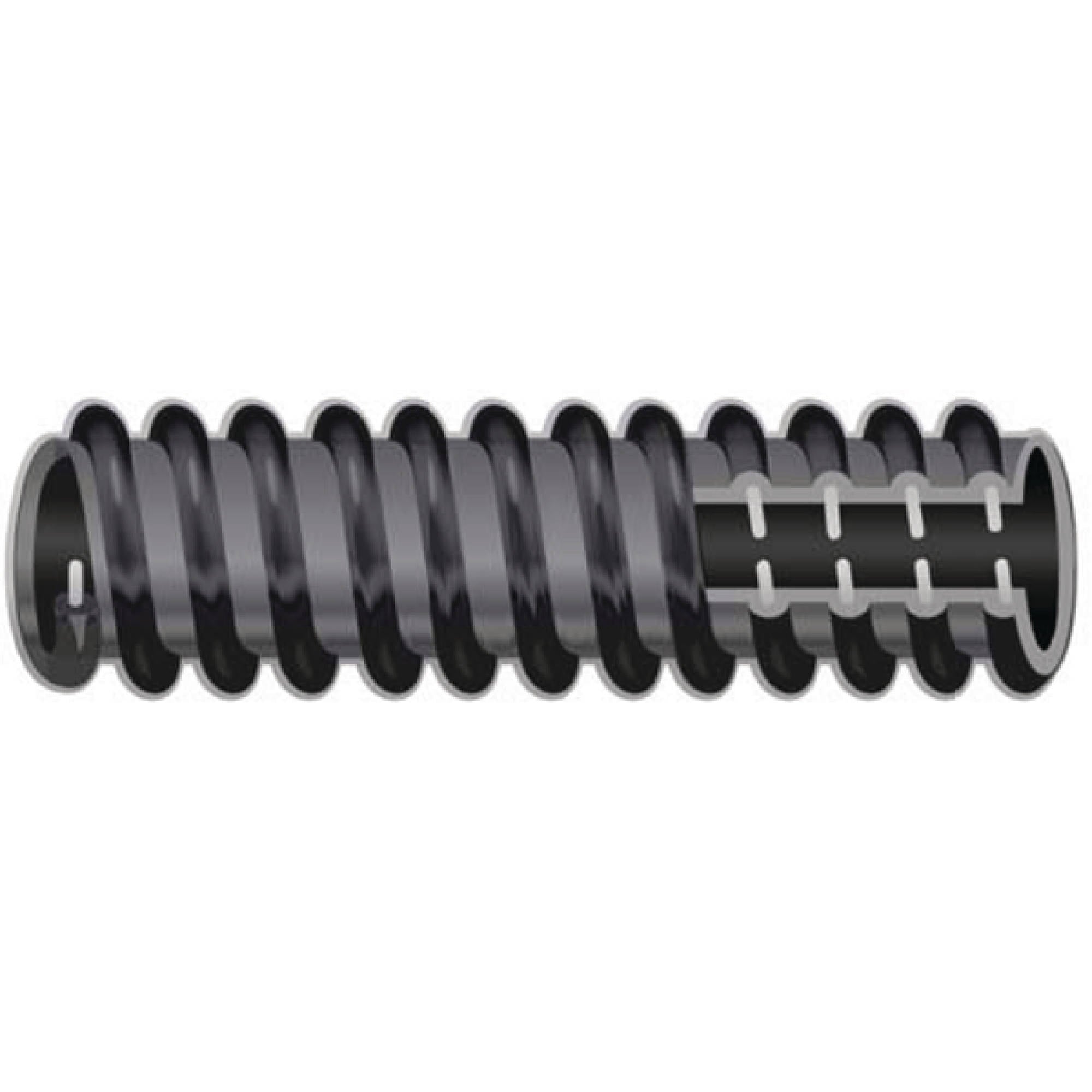 1 1/8'MULTIFLEX 50' R/O Ctn. Blk.