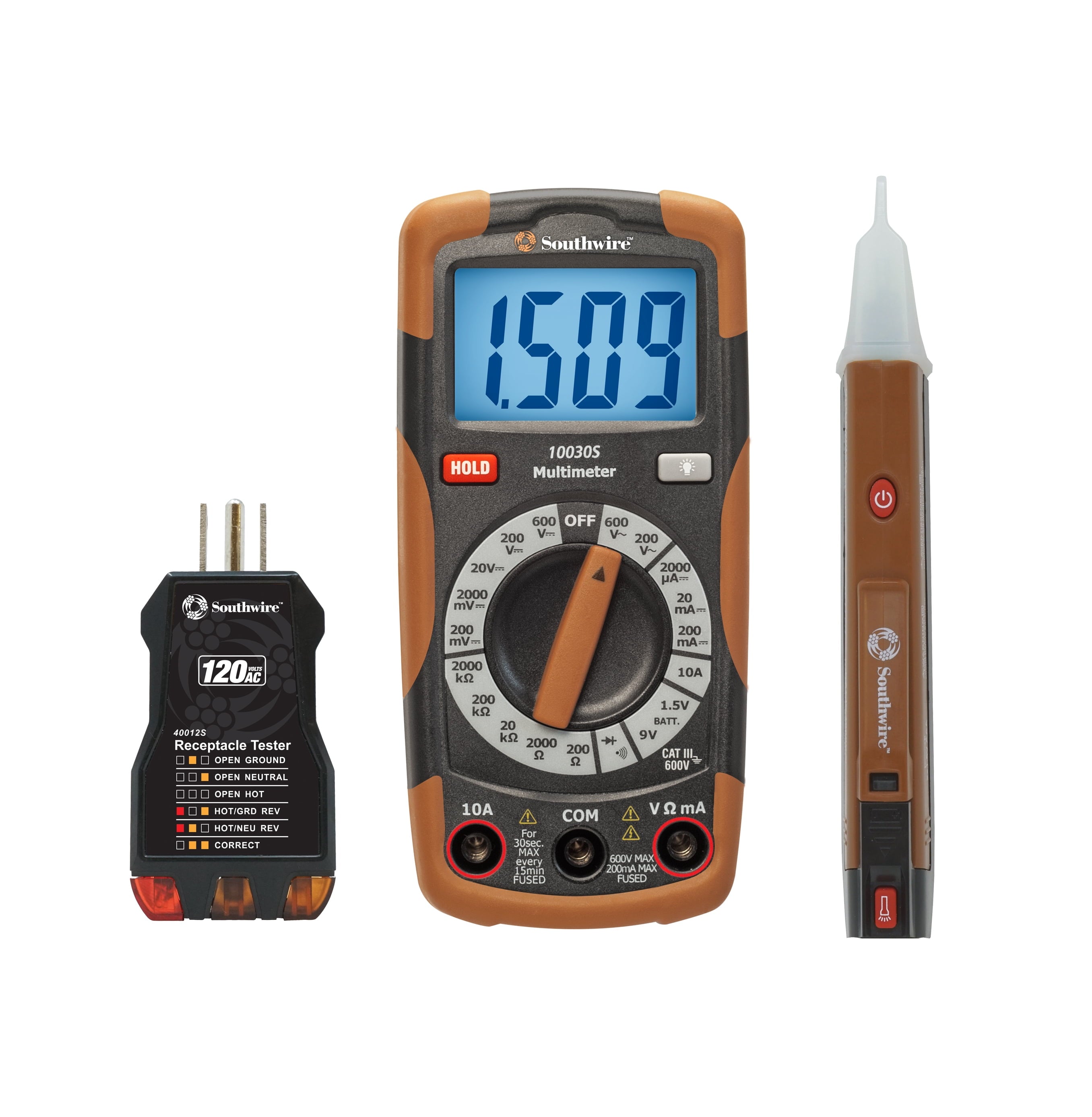 3 Piece Electrical Test Kit