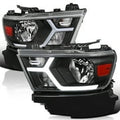 1500 Drl LED Bar Headlights Chrome