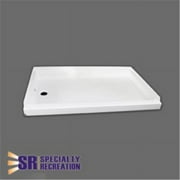 Shower Pan 24 X 40 White