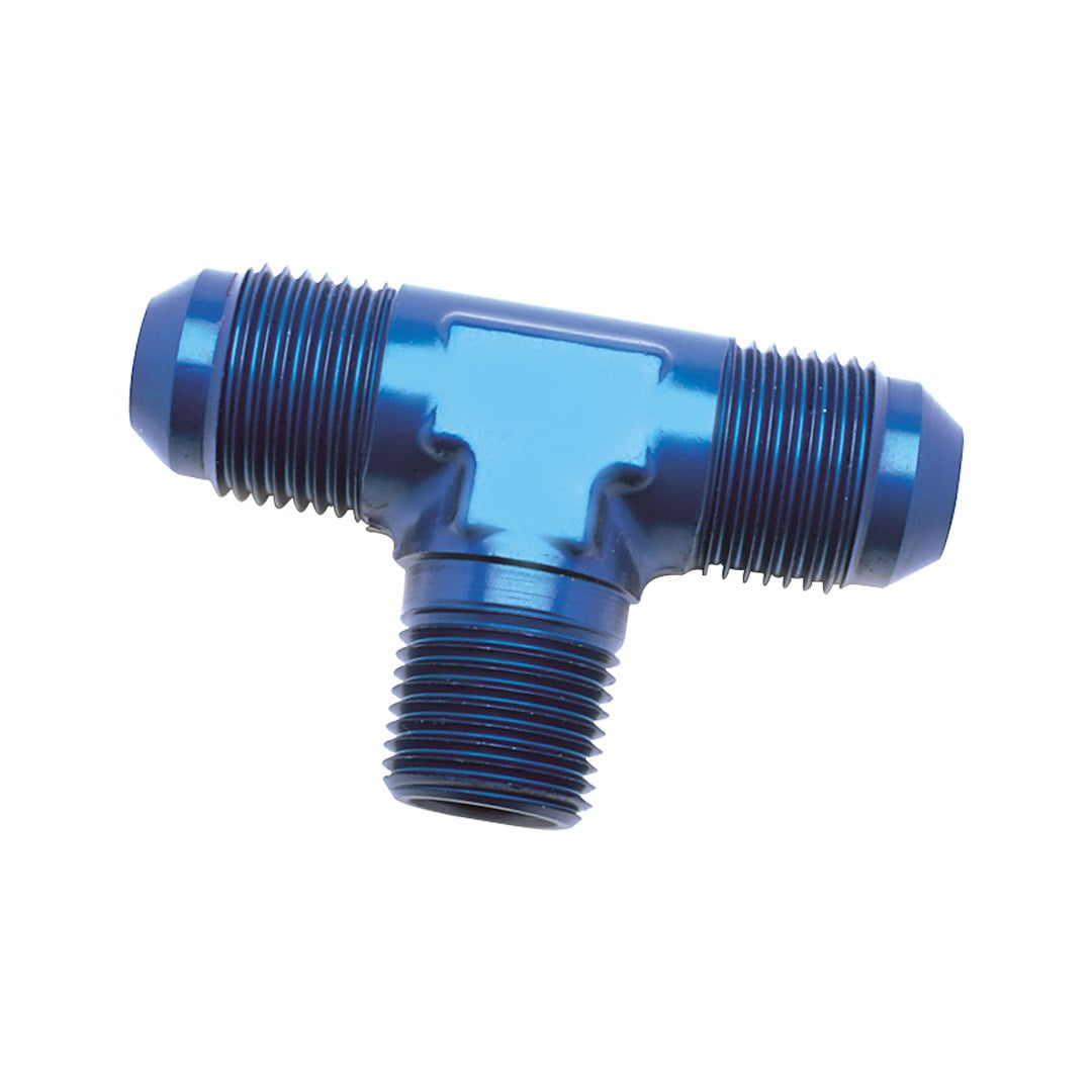 -4ANX1/8 Nptf Blu Flar to Pipe Tee