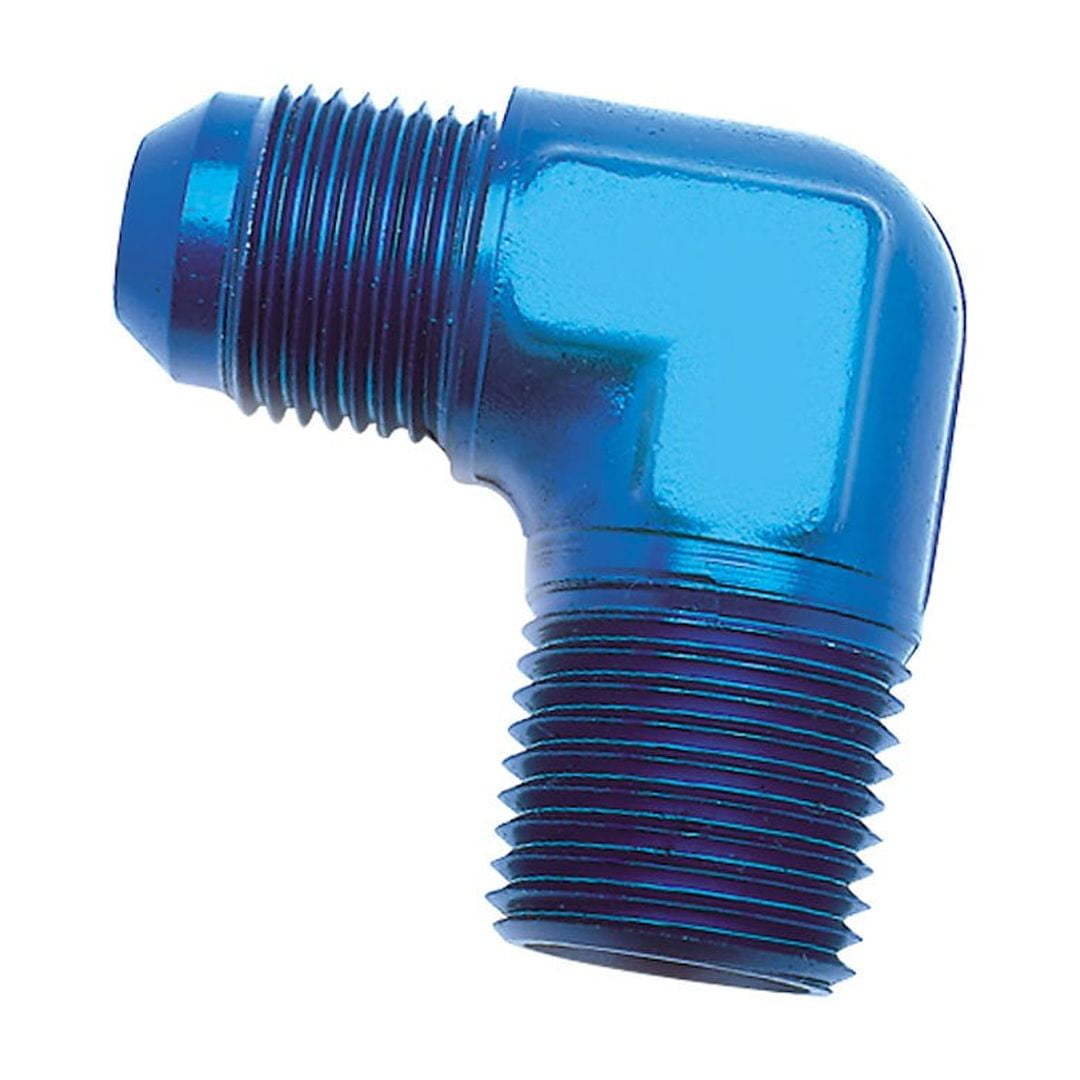 -4AN X 1/4NPTF 90  Blk Elbow