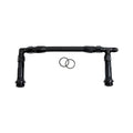 -6AN Blk Dual Inlet  Holley  4150