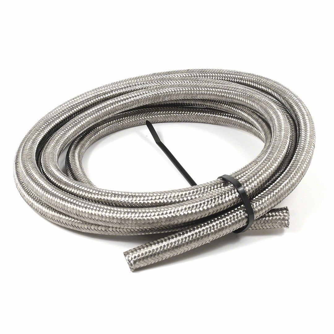 Dbl Brd SS Racing Hose  -4AN X 6'