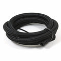 Blk Nylon SS Brd Hose  -10AN X 6'