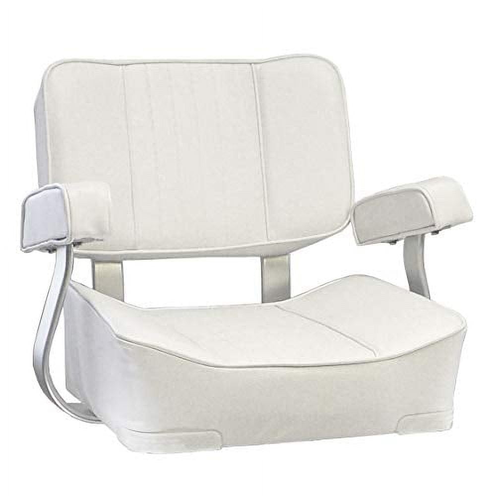 Deluxe Captain's Chair-White
