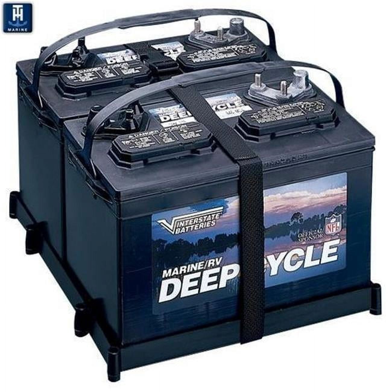 Dual Battery Tray W/ Poly Strap