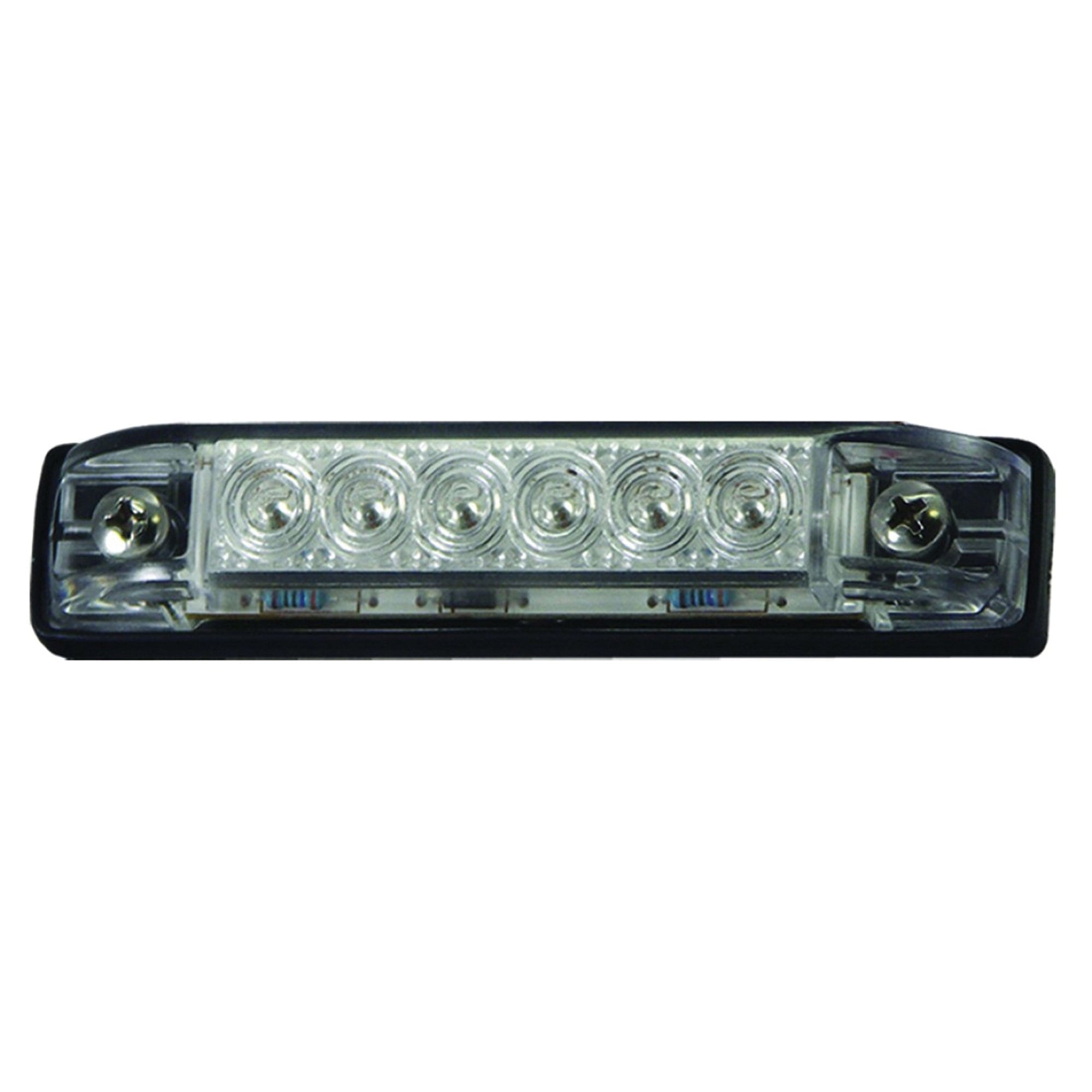 T-H Marine LED-51810-DP LED Slim Line Utility Strip Lights, 8" - Clear, White