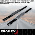 4 INCH OVAL NERF BAR BLK