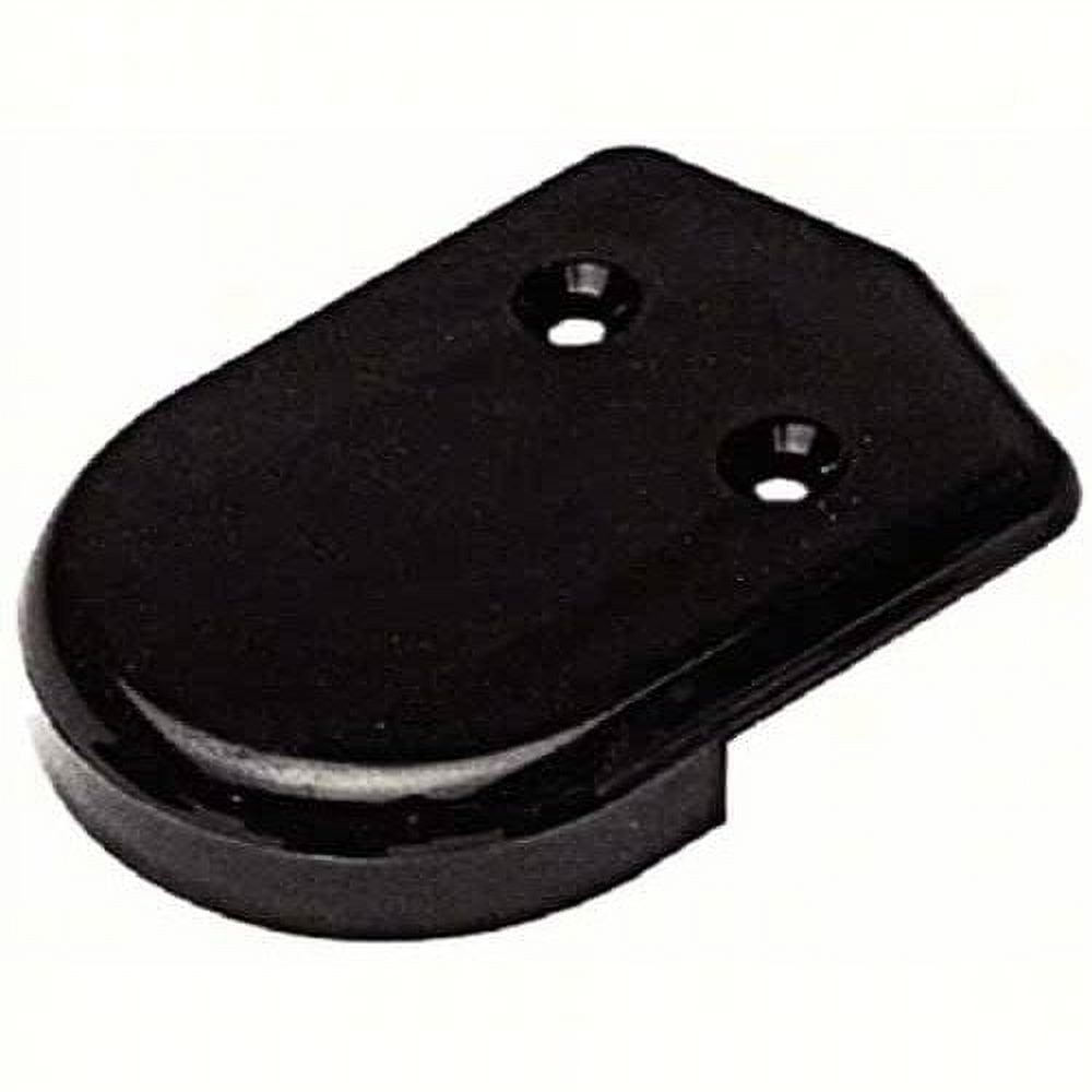 2" End Cap Rub Rail Black Packaged