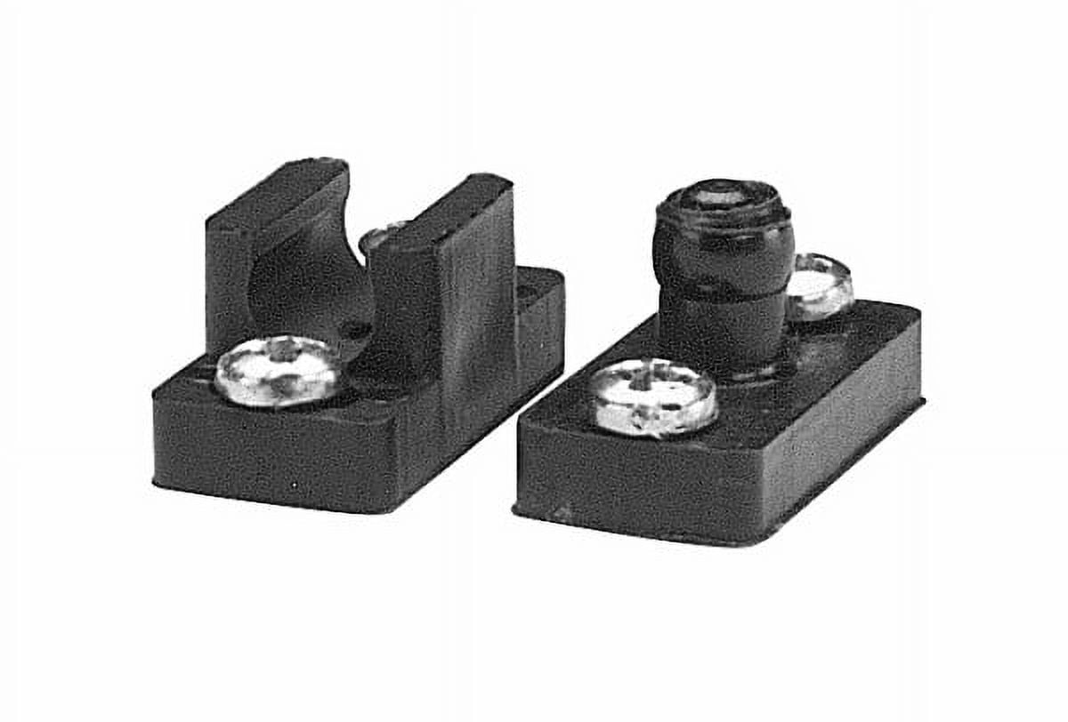 Taylor Black Thermoplastic Door Catches with Ball Stud, Catch and Screws