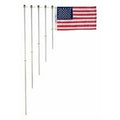 Flag Pole W/Charevoix 3/4X36
