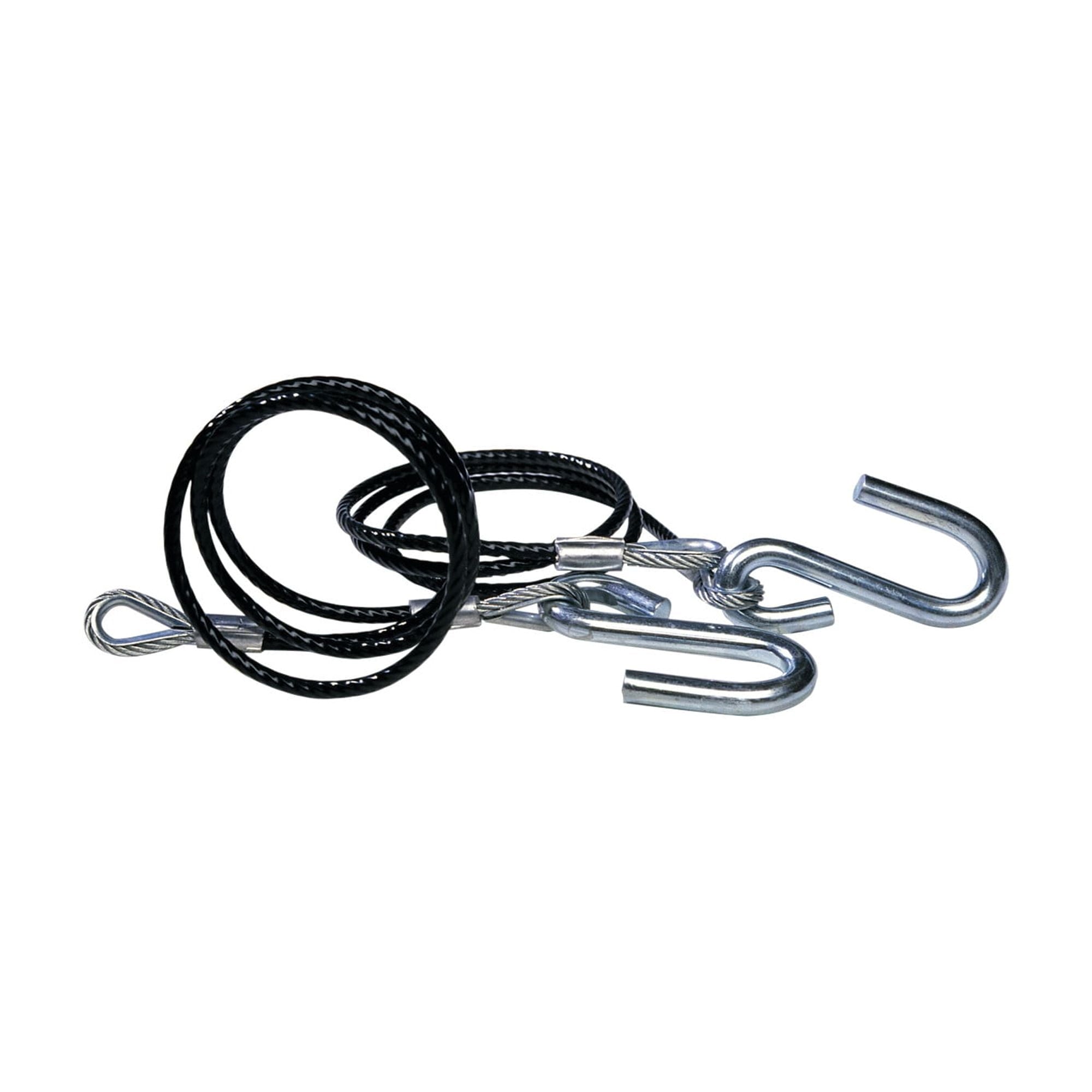 Hitch Cables Pr. Blk Vinyl 5000#