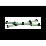 Roller Bunks 5'   Galv. Finish  Black Rollers (Pair)